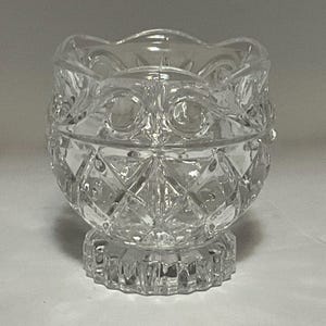 Vintage Fifth Avenue Brighton Votive Lead Crystal Candle Holder