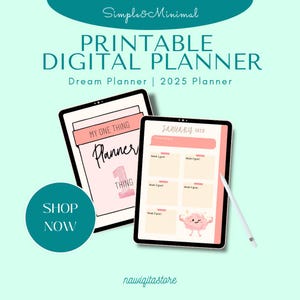 Printable Digital Planner (PDF)