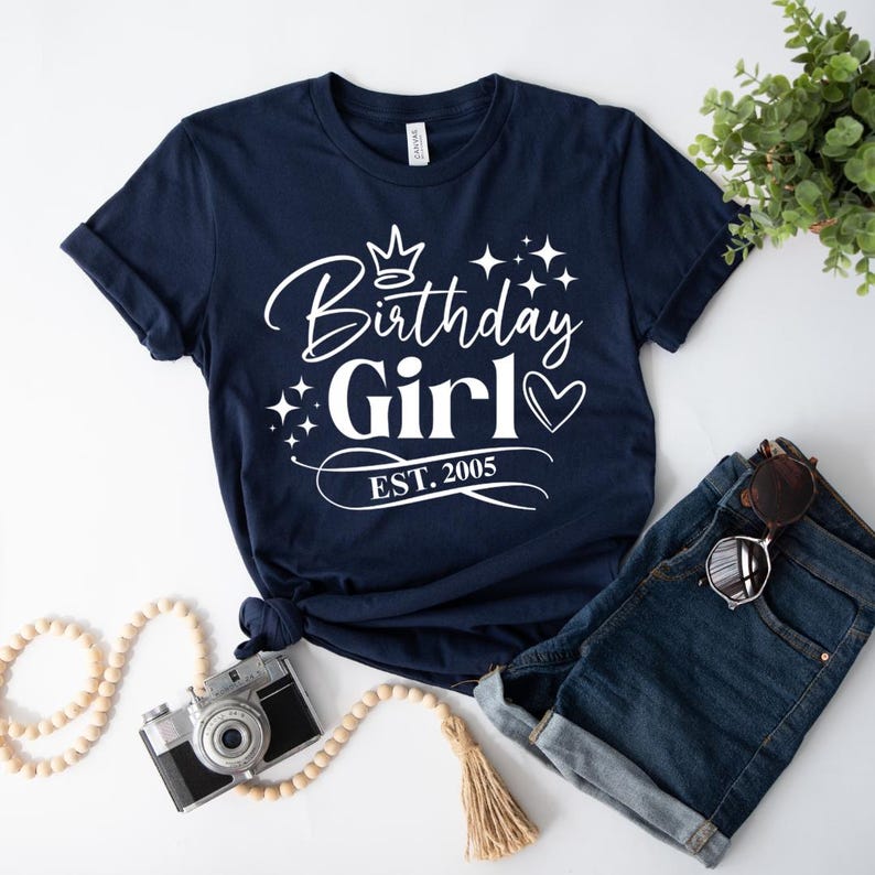 21st birthday tshirt, 21st birthday tee, 21st birthday shirt, Twenty one T-shirt, Gift for Daughter, Granddaughter, Birthday Girl Gift image 3