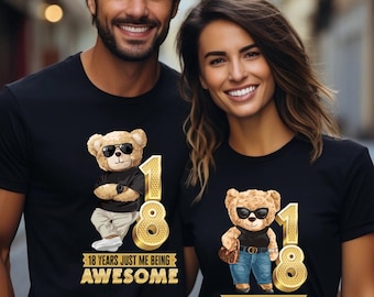 18.Geburtstag Tshirt, 18.Geburtstag Geschenk, 18.Geburtstagsgeschenk, 18.Geburtstagsgeschenk, achtzehn Geburtstagsgeschenk, achtzehn Geburtstagsgeschenk, lustiges lustiges Hemd