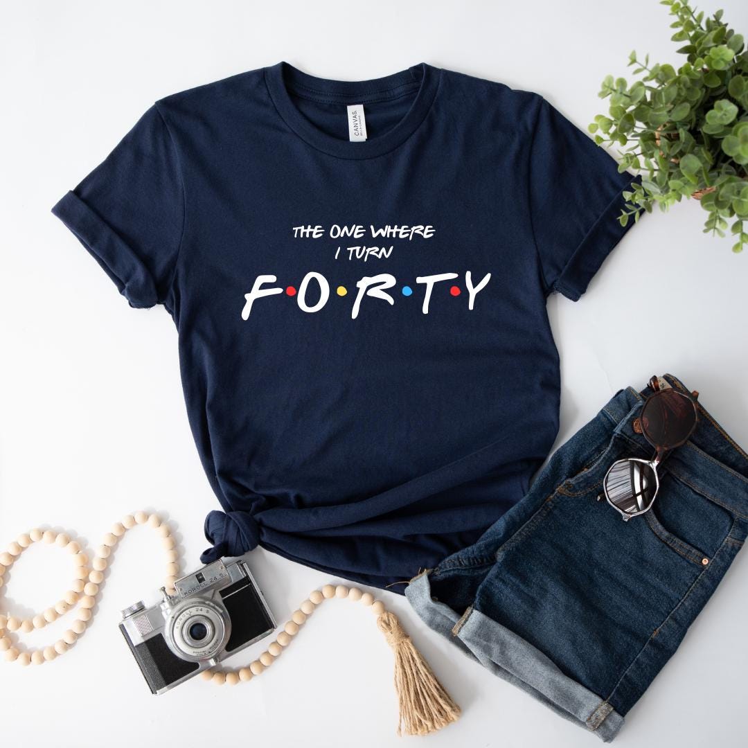 40th Birthday T Shirt 2025, 40th Birthday Gifts for Women Men, 40th Birthday Party Shirt, Birthday Gift for Mum, New Year Gift