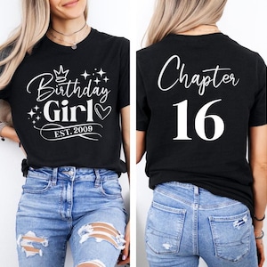 Maglietta per il 16° compleanno per ragazze, maglietta per il 16° compleanno, regalo per i 16 anni, maglietta fondata nel 2009, regalo per il sedicesimo compleanno