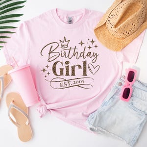 Leopard Print 21st birthday tshirt, 21st birthday tee, 21st birthday shirt, Twenty one T-shirt, Gift for Her, Birthday Girl Gift image 3