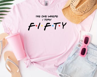 50th Birthday T Shirt 2025, 50th Birthday Gifts for Women Men, 50th Birthday Party Shirt, Birthday Gift for Mum, Grandma
