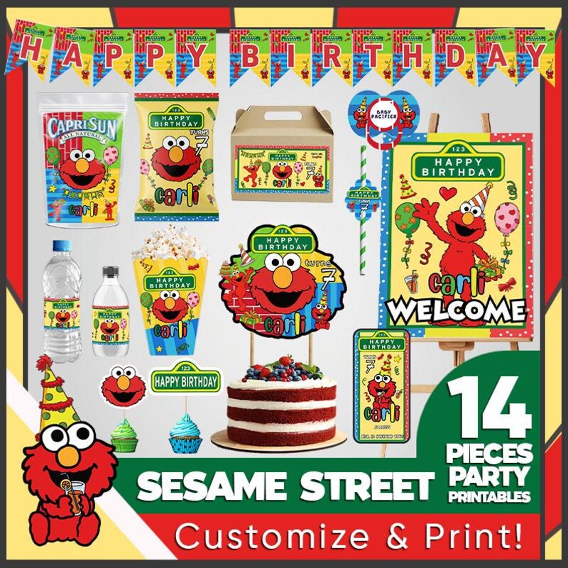Sesame Street Print Kit - Etsy