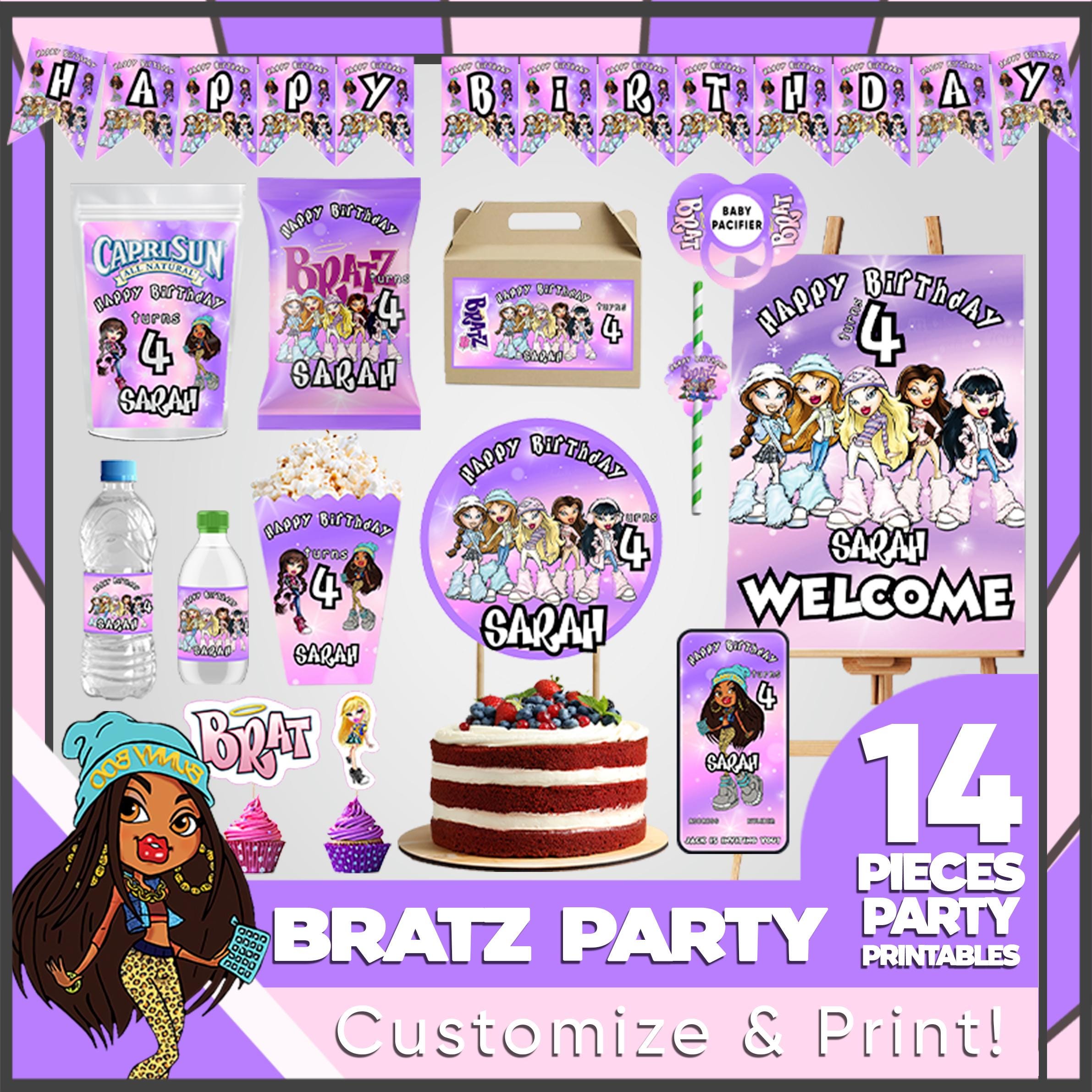 backdrop bratz birthday party supplies