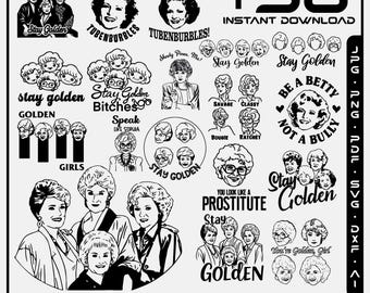 Retro Sassy Ladies SVG Bundle - Lustige Zitate, Vintage Humor & kultige beste Freunde