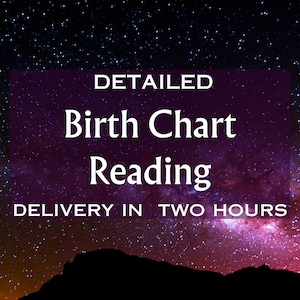 Birth Chart Astrology Reading,  Personalized Natal Chart Analysis Report, In Depth Natal Chart Reading, Custom Astrology Reading.