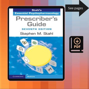 Prescriber’s Guide Stahl's Essential Psychopharmacology 7th Ed