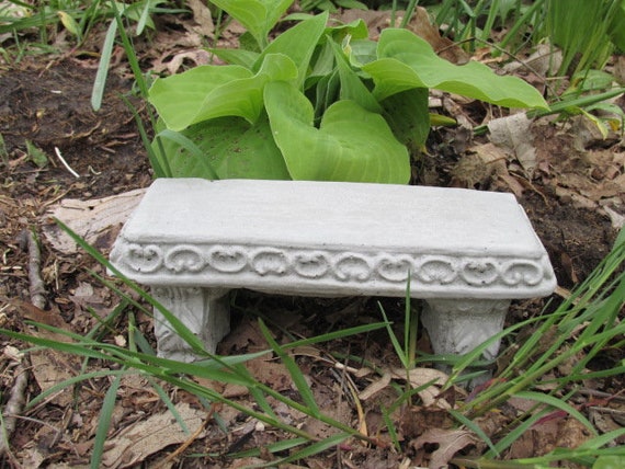 Small concrete garden bench hotsell