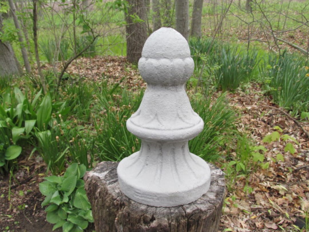 12 Cement Classic Round Tiered Fountain Topper Top Garden Art Concrete