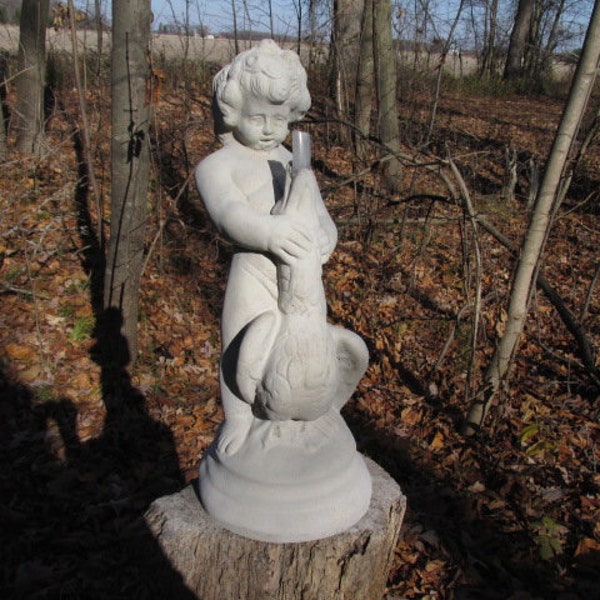 Concrete Fountain Topper Etsy