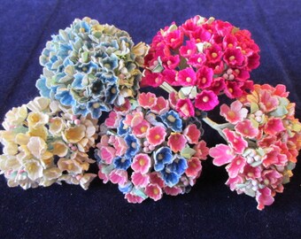 Vintage Millinery Flower 3 1/4" Cheery KS2 Daisy Pink Vintage Millinery Flower 3 1/4" Cheery KS2 Daisy Pink
