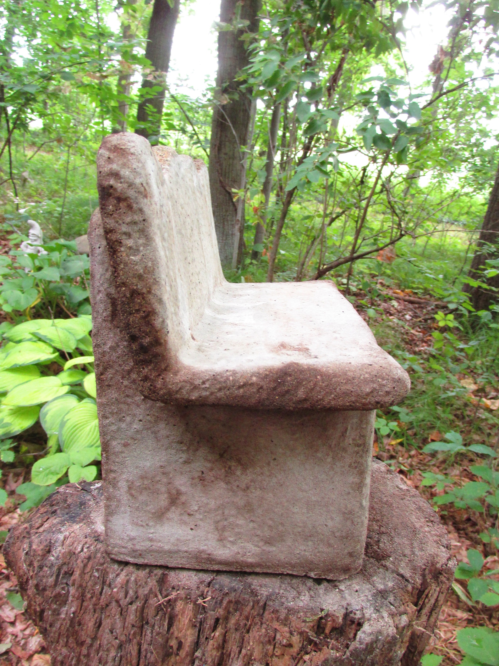 Vintage 12 Long Cement Bench Garden Art Weathered Etsy