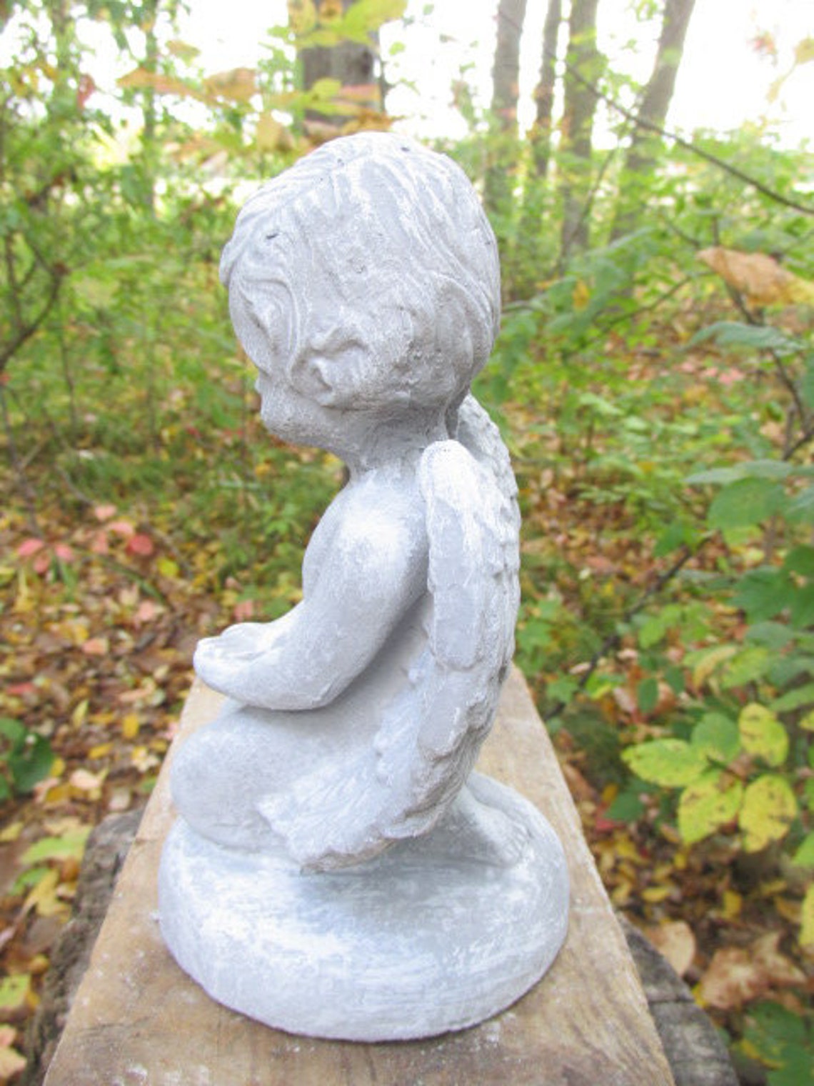 Cement Angel Hope Statue 8 Garden Art of Concrete so Etsy