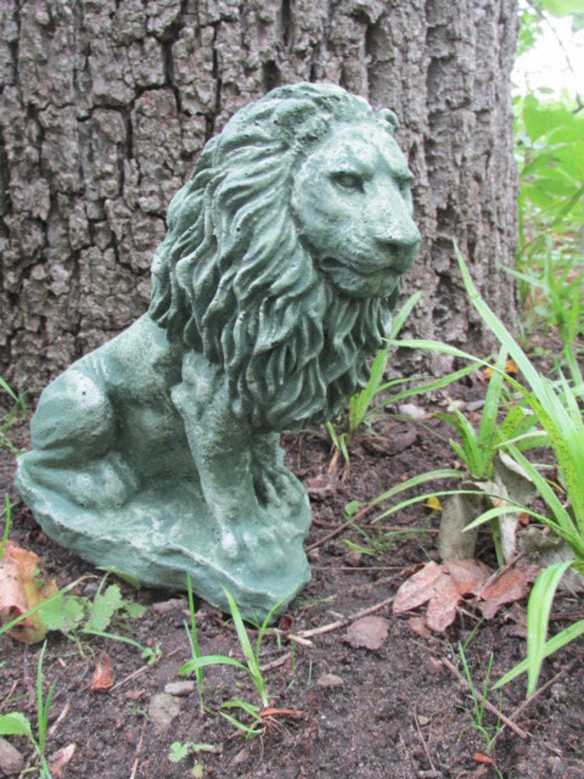 10 Tall Cement Lion Garden Art Concrete Statue King of Etsy