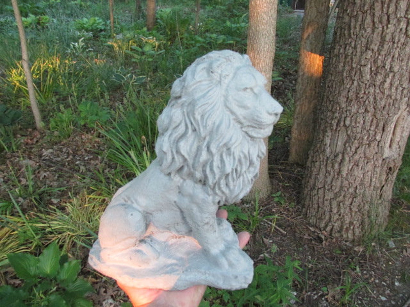 10 Tall Cement Lion Garden Art Concrete Statue King of Etsy