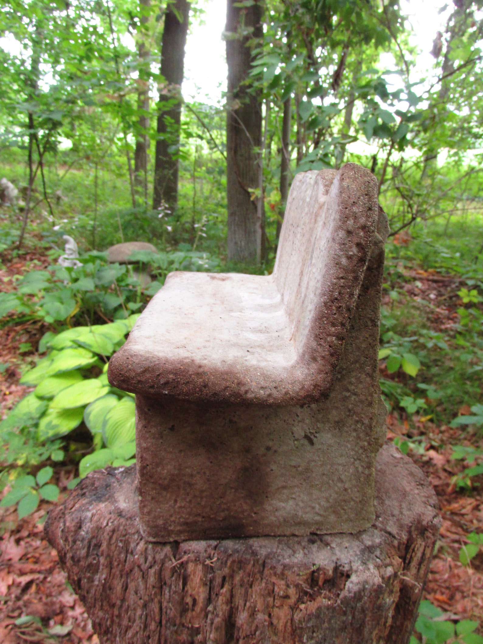 Vintage 12 Long Cement Bench Garden Art Weathered Etsy