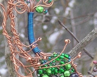 Gimme the Peacock a Handcrafted Statement Necklace