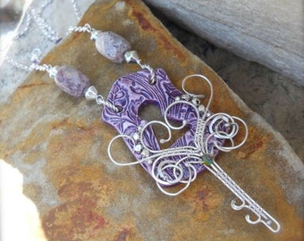 Alice's Garden Key Necklace