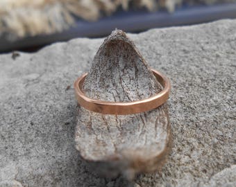 14kt Rose Gold Midi Ring, Pinky Ring, Toe Ring adjustable