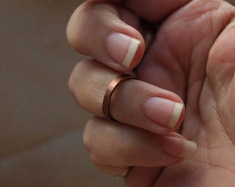 Copper Midi Ring, Pinky Ring, or Toe Ring