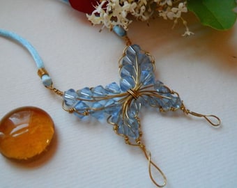 Blue Crystal Butterfly