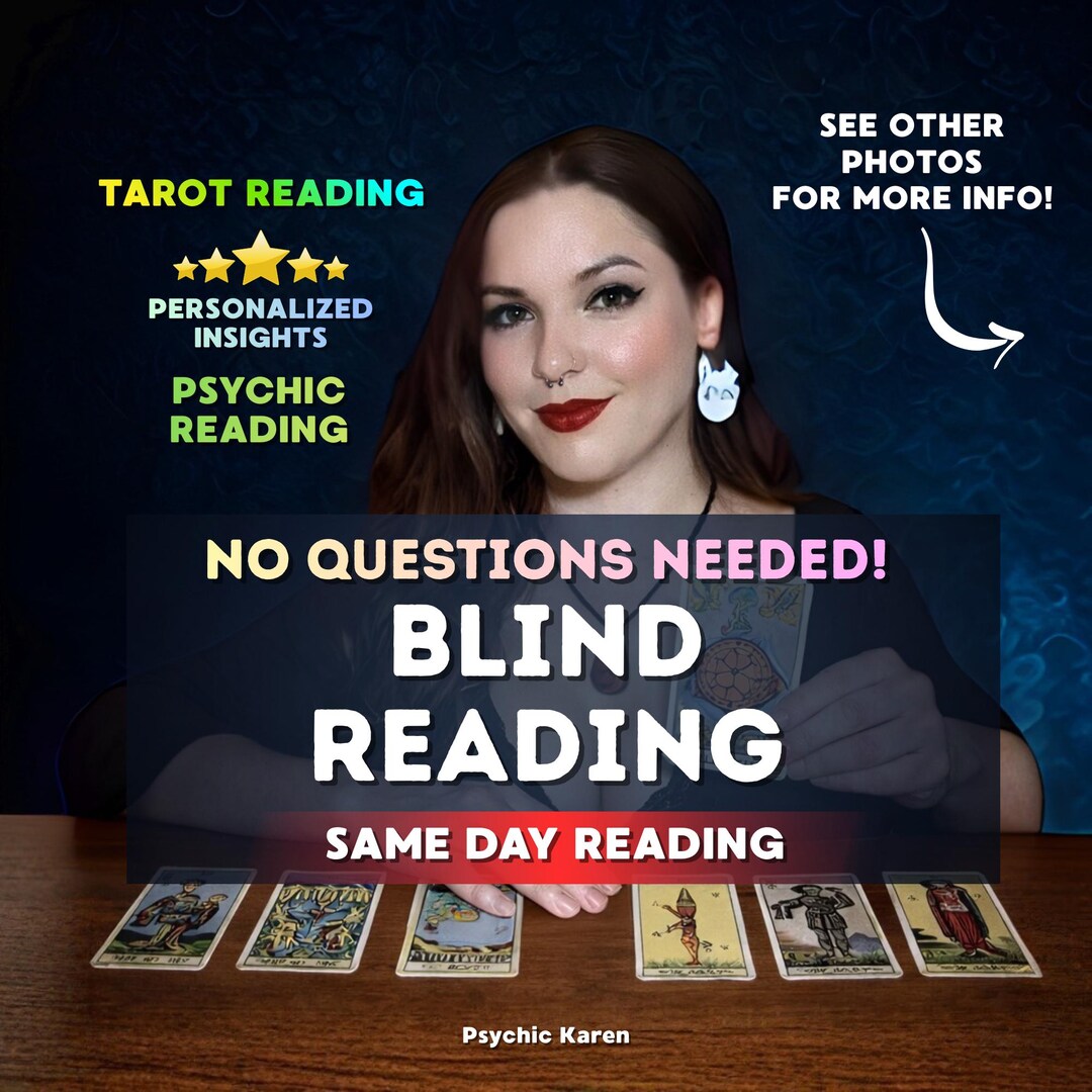 Blind Tarot Reading | No Questions Psychic Insights and Future Guidance ...