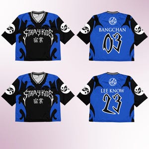 Custom Number Kpop Boxy Jersey, Gift for fan Kpop