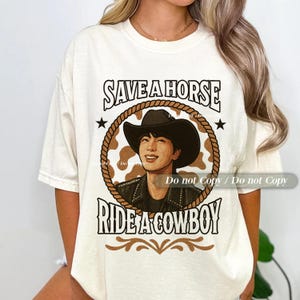 Chemise cowboy Seokjin, chemise cowboy, marchandise Kpop, cadeau pour fan