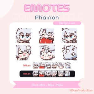 Phainon Honkai Star Rail HSR Emotes for Twitch | Youtube | Discord