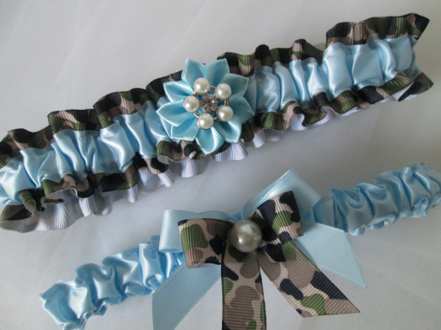 camo garter set