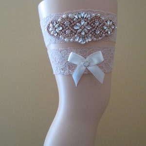 Rose Gold Garters (set of 2) main image 1