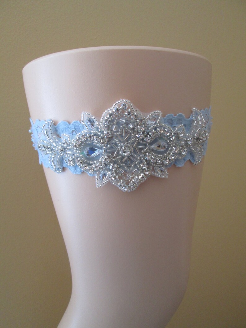 Vero Garters Dusty Blue