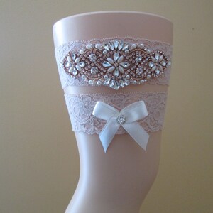 Rose Gold Garters (set of 2)