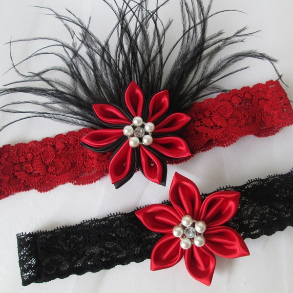 Red Prom Garter Etsy