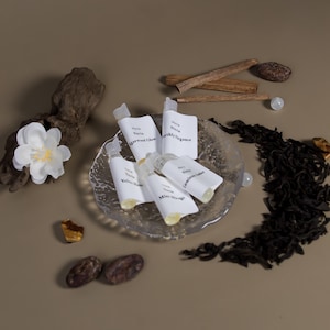 Smoky Elegance Collection 5 perfume oil sample set| Deep, Mysterious Aromas | long-lasting smoky fragrance | velvet -like winter scent