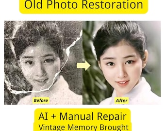 Restore Old Photos – Vintage Photo Repair & AI Face Enhancement