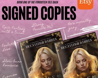 SIGNED COPY - Isle of Beasts and Shadows | Amazon Bestseller | The Forgotten Isle Saga | YA Romantic Fantasy Novel by McCayleigh Daniels