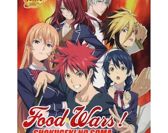 Food Wars! Anime DVD, Complete Series, English Sub