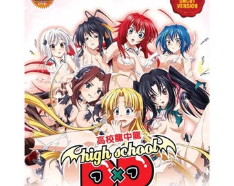DVD Anime High School DxD Uncut Season 1-4 Vol. 1-49 End + 4 OVA