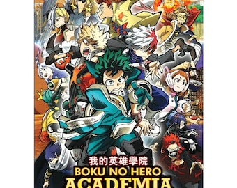 My Hero Academia Anime DVD: Season 1-7 + Movies, English Sub