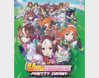 DVD Anime Uma Musume - Pretty Derby Season 1-3 + Cinderella Gray + Movie + ONA + Special