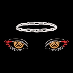 Mystic Raven Eyes Embroidery Design – Anime Fanart (Instant Download)