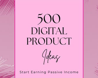 500 digitale Produktideen