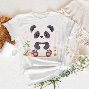 Panda Shirts For Girls Sweatshirt Cute Winter Panda Shirt For Women Bamboo T Shirt Bear Shirt Design Tshirt Cute Design Women Trendy Shirt