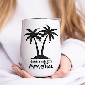 Customized Beach Tumbler With Name For Cups For Women Gifts For Mom Coffee Mug Best Sellers Trending Tumblers Custom Tumbler Gift Woman