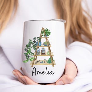Personalized Tumbler With Name, Gardener Mug, Plant Lover Mug, Garden Mug, Mom Mug, Gift For Mom, Gardening Gifts, Aesthetic Mug, Trendy Mug