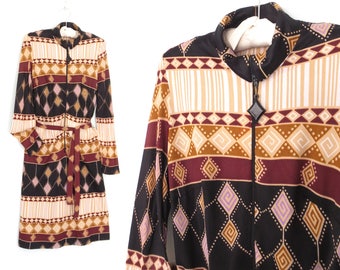 Vintage 1960s Towelling Mini Dress M