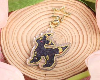 Eeveelution double sided holo acrylic keychain charms!